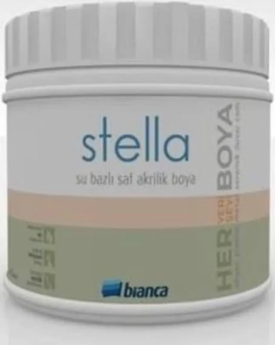 Stella- Su Bazlı Saf Akrilik Boya - Krater 500ML