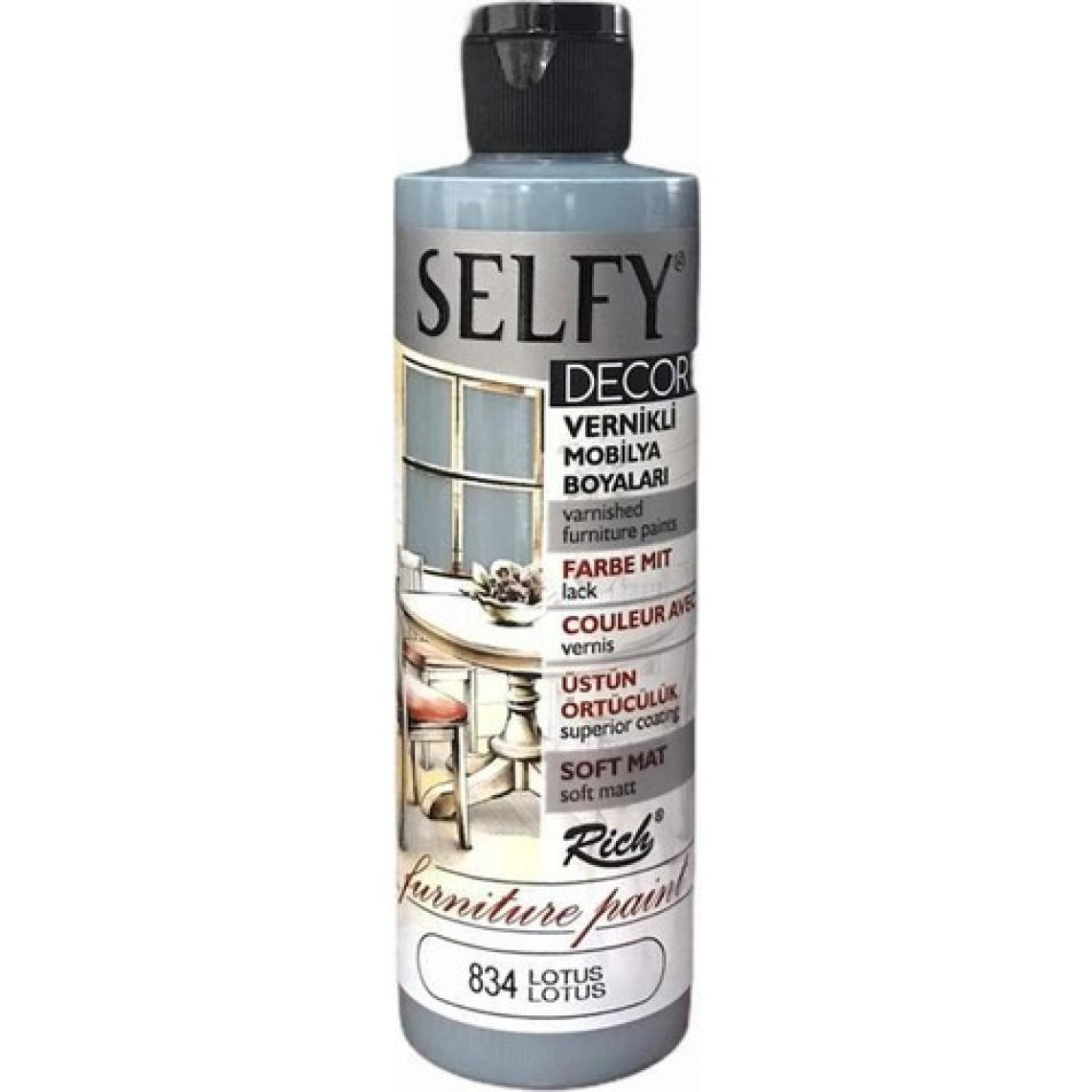 Rich Selfy Decor Vernikli Boya 240 cc - Lotus 834