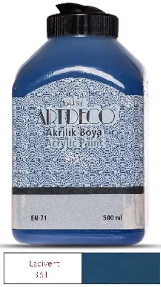 Artdeco Akrilik Ahşap Boyası 500 ml 3611 Lacivert