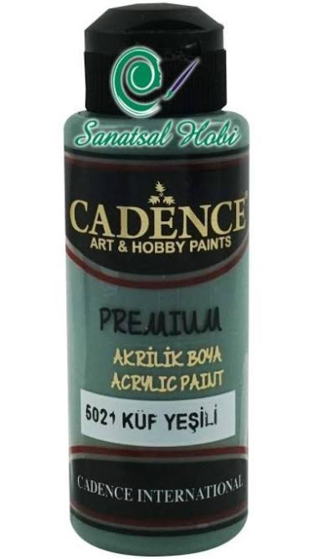 Cadence Premium Akrilik Boya 5021 - Küf Yeşili 120 ml