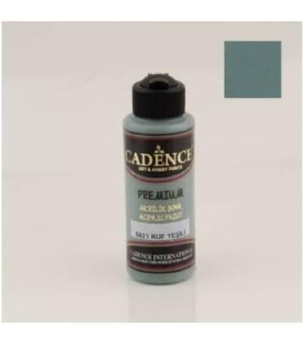 Cadence Premium Akrilik Boya 5021 - Küf Yeşili 120 ml