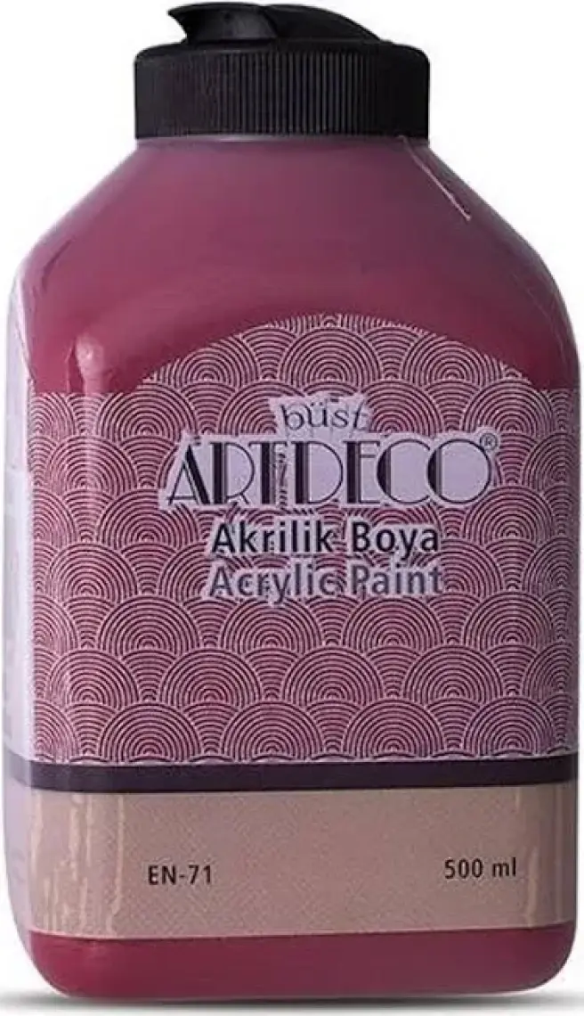 Artdeco Akrilik Ahşap Boyası 500 ml 3643 Bordo