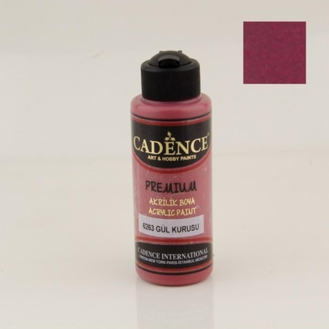 Cadence Premium Akrilik Boya 6263 - Gül Kurusu 120 ml