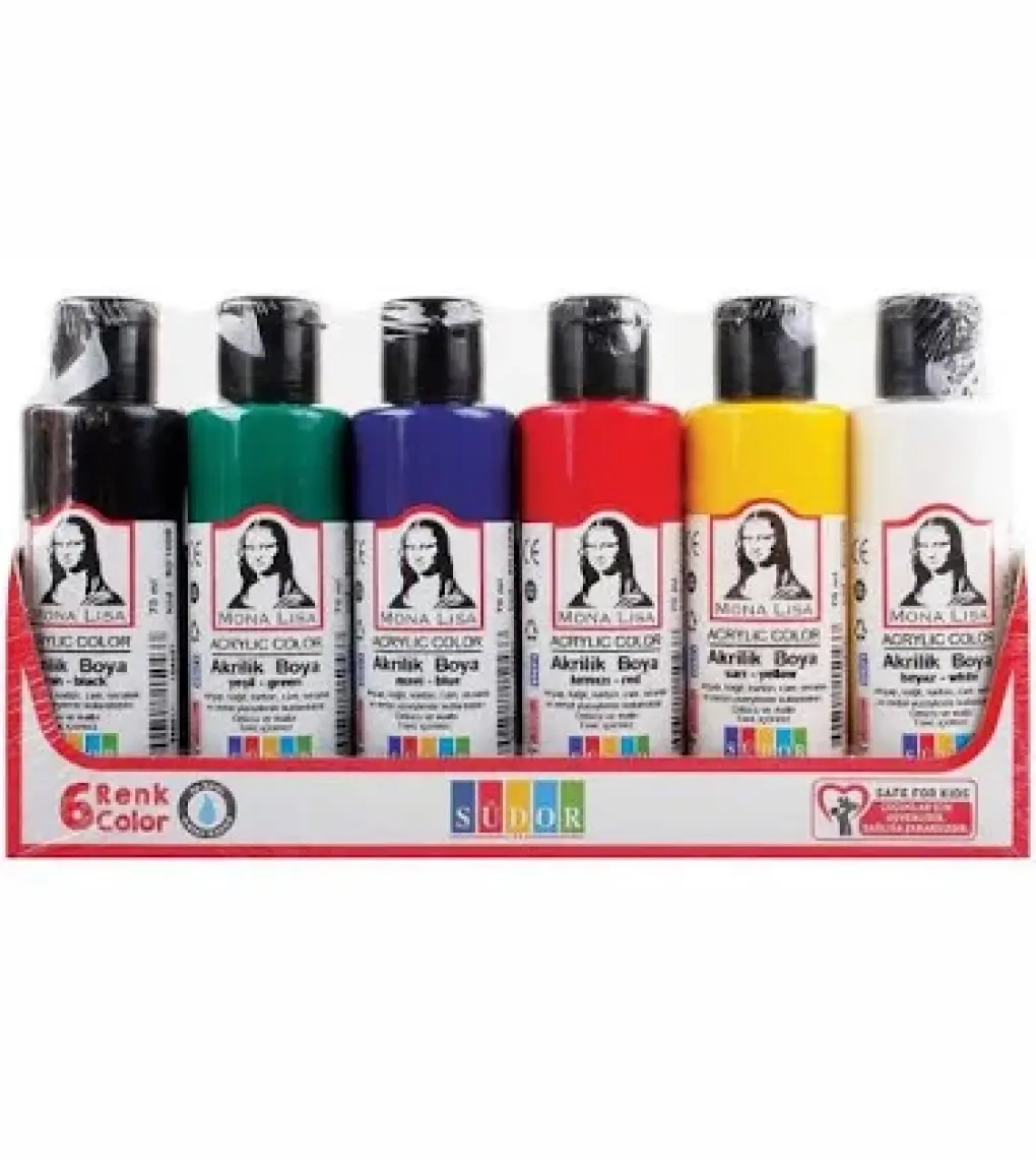Mona Lisa Chalky Pastel Akrilik Boya 6 x 70 ml