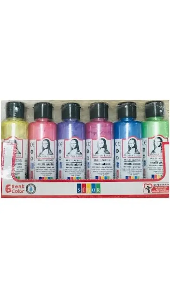 Mona Lisa Chalky Pastel Akrilik Boya 6 x 70 ml