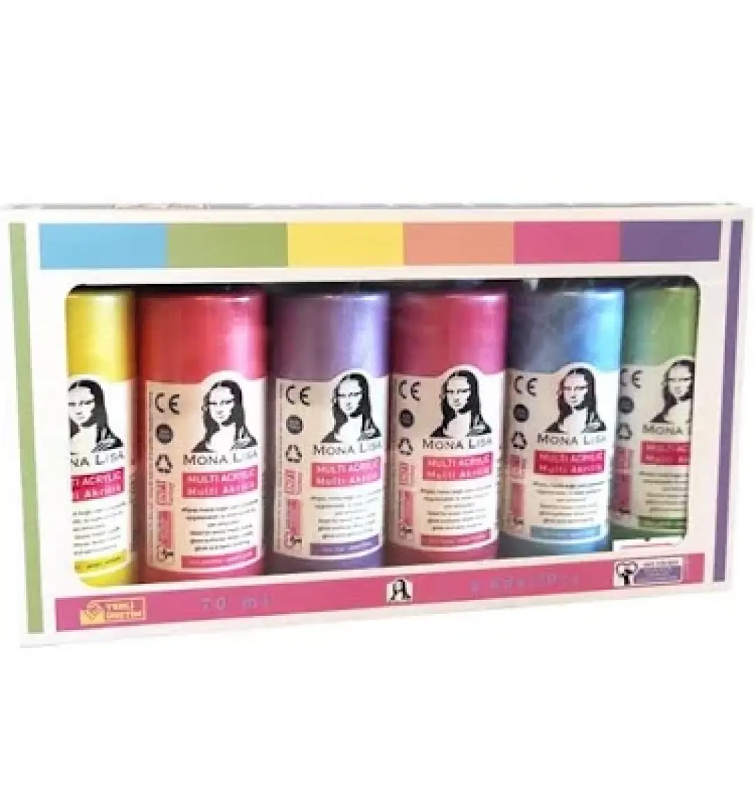 Mona Lisa Chalky Pastel Akrilik Boya 6 x 70 ml