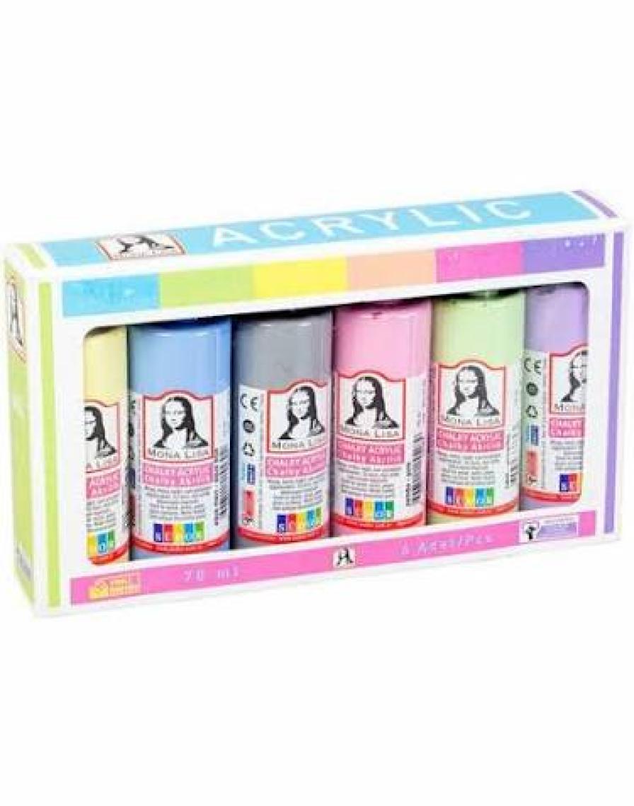 Südor Akrilik Boya 70Ml Chalky 6Lı Sd1006C