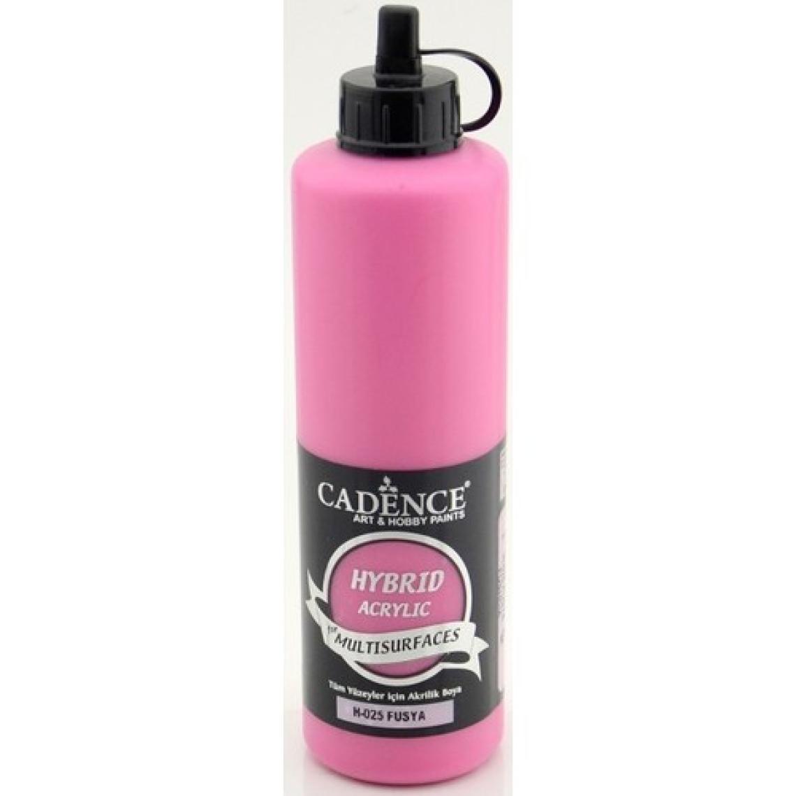 Cadence Multi Surface Hibrit Boya H025 Fuşya 500 ml