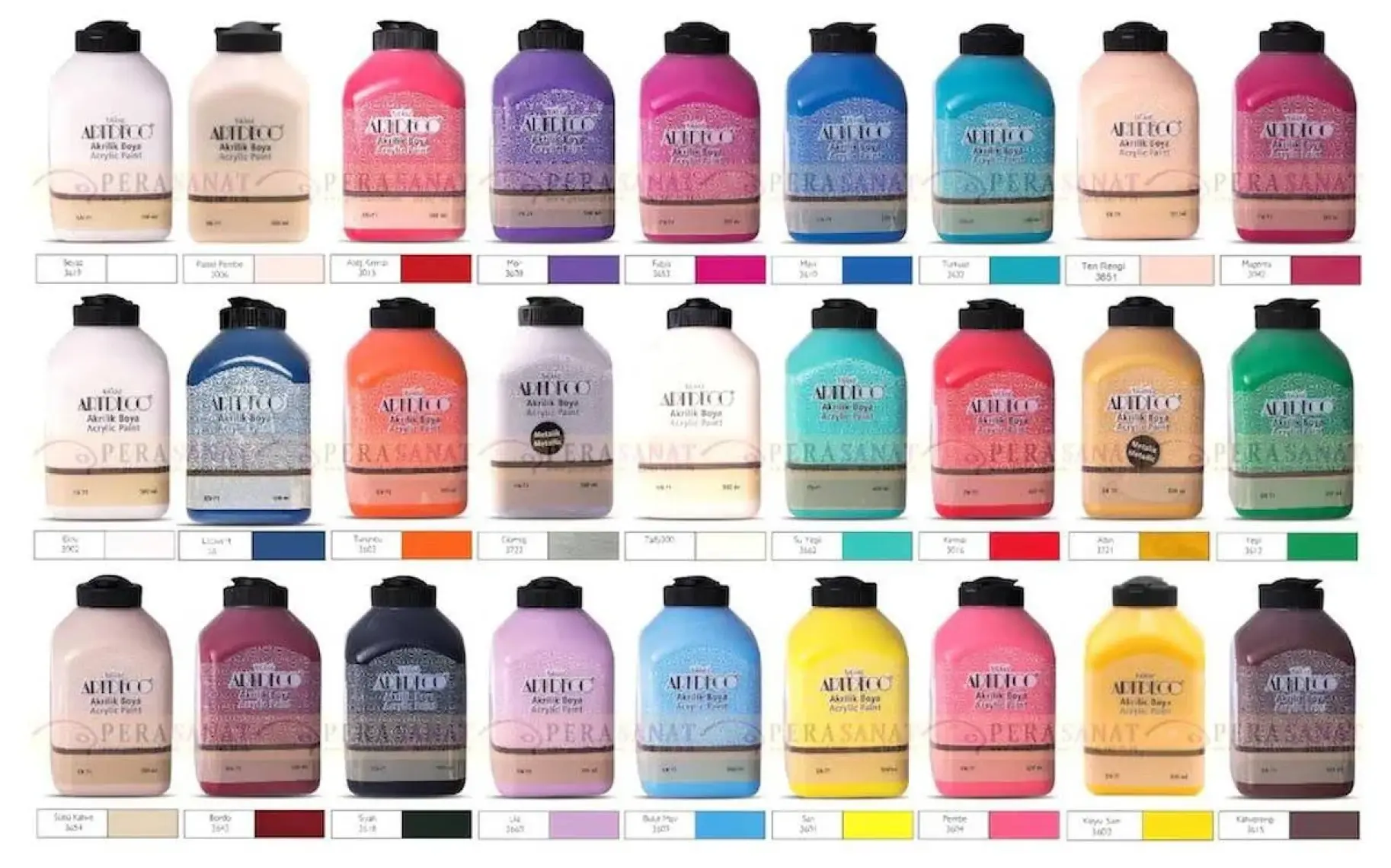Artdeco Akrilik Ahşap Boyası 500 ml 3017 Sıcak Pembe