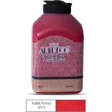 Artdeco Akrilik Ahşap Boyası 500 ml 3019 Kadife Kırmızı