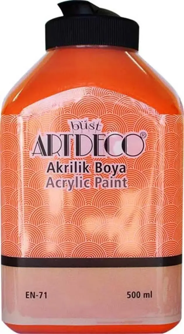 Artdeco Akrilik Ahşap Boyası 500 ml 3602 Koyu Sarı