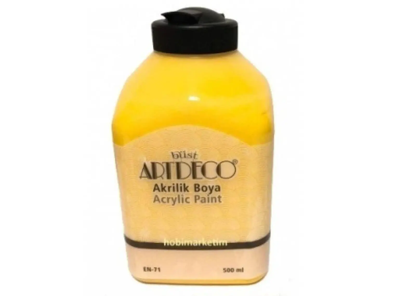 Artdeco Akrilik Ahşap Boyası 500 ml 3602 Koyu Sarı