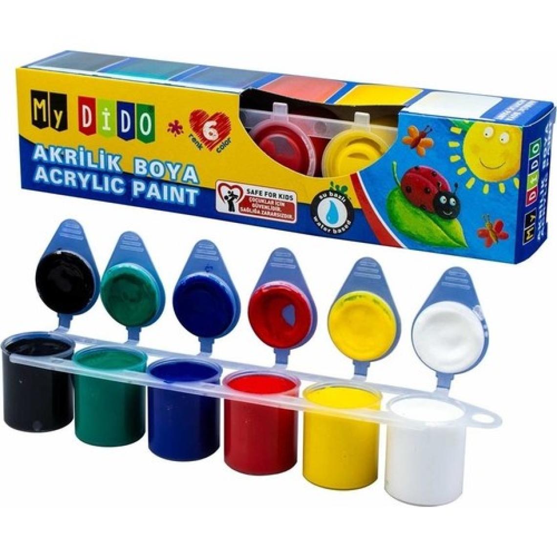 My Dido Akrilik Boya Renk Acrylic Color 6'lı