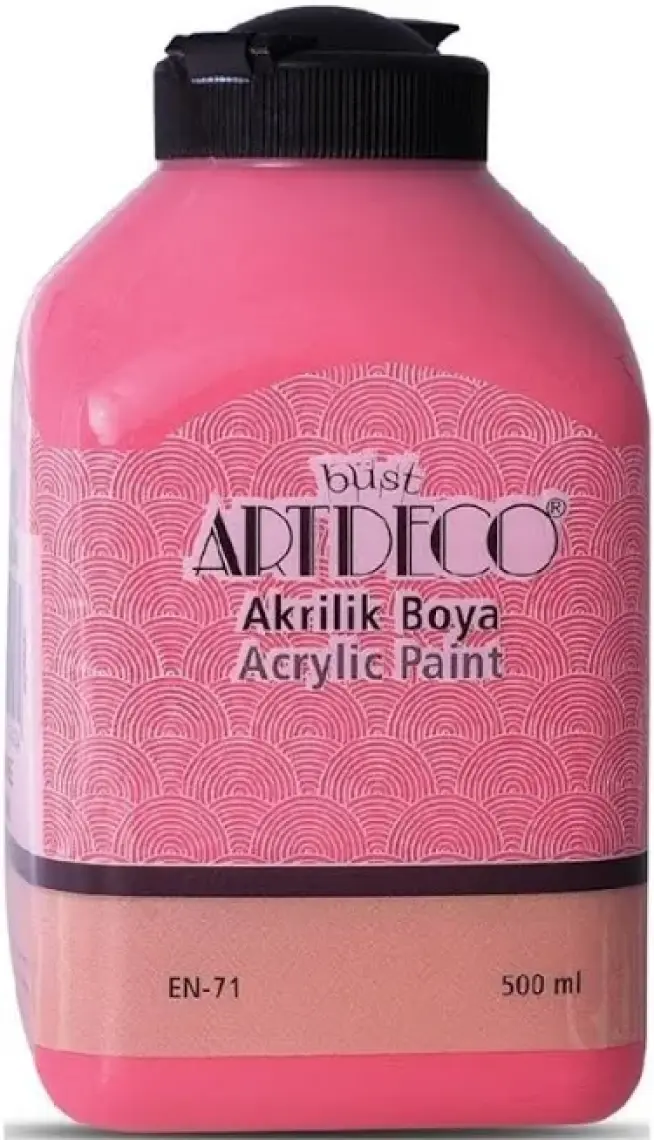 Artdeco Akrilik Ahşap Boyası 500 ml 3604 Pembe
