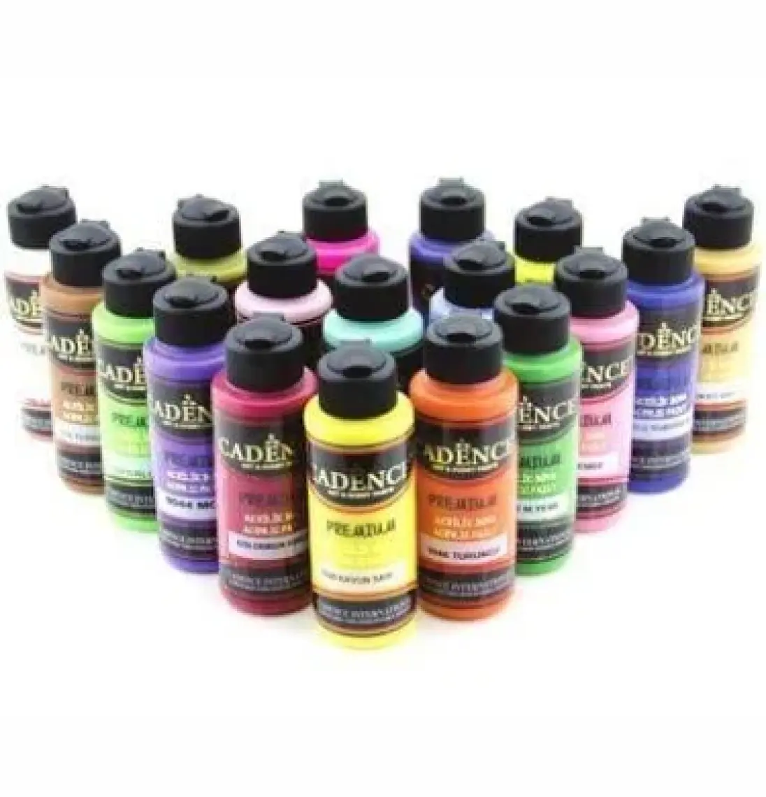 Cadence Premium Akrilik Boya 0858 - Açık Turuncu 120 ml