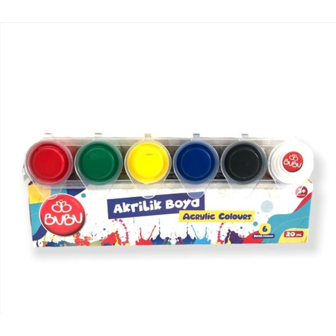 Ceren Bu-Bu Akrilik Boya 6 Renk 20 ml