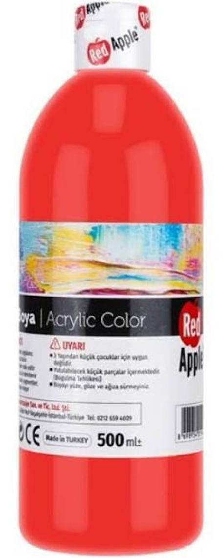 Red Apple  RA150-12 Akrilik Boya 500 g Kırmızı