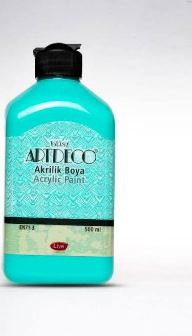 Artdeco Akrilik Ahşap Boyası 500 ml 3662 Su Yeşili