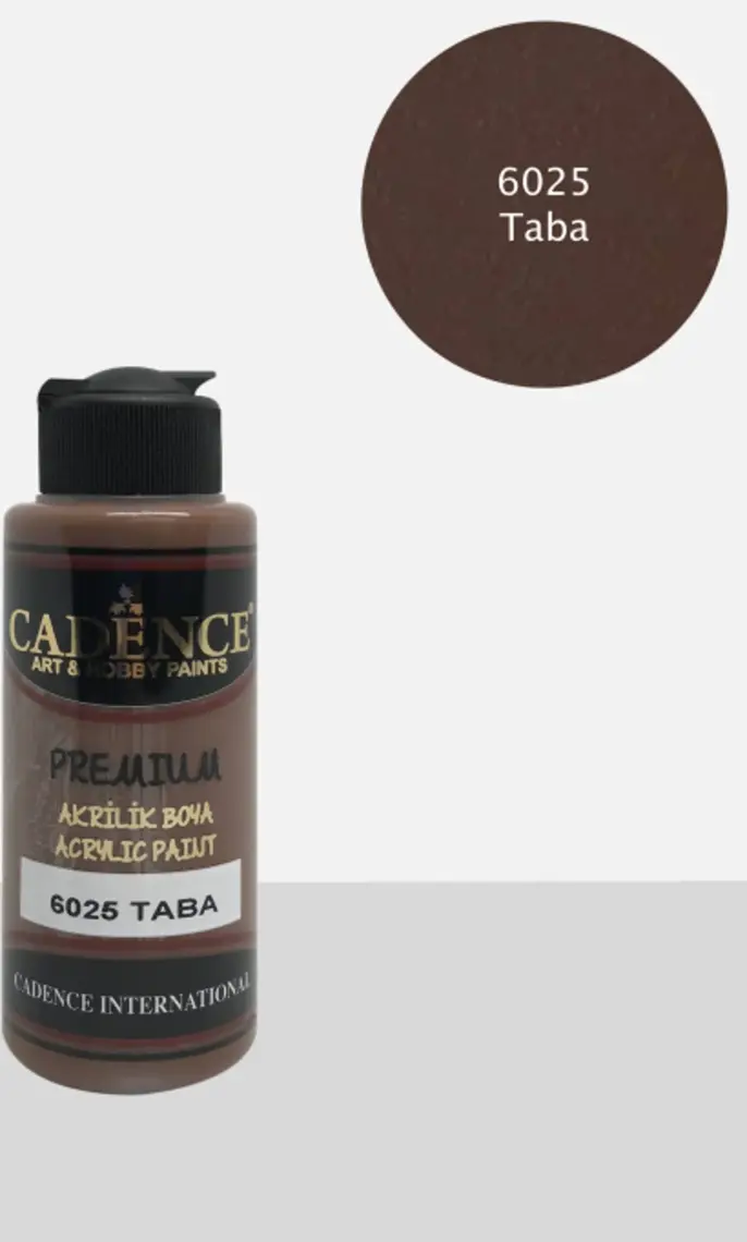 Cadence Premium Akrilik Boya 7595 - Sütlü Kahve 120 ml