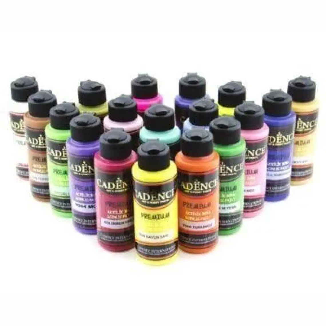 Cadence Premium Akrilik Boya 7595 - Sütlü Kahve 120 ml