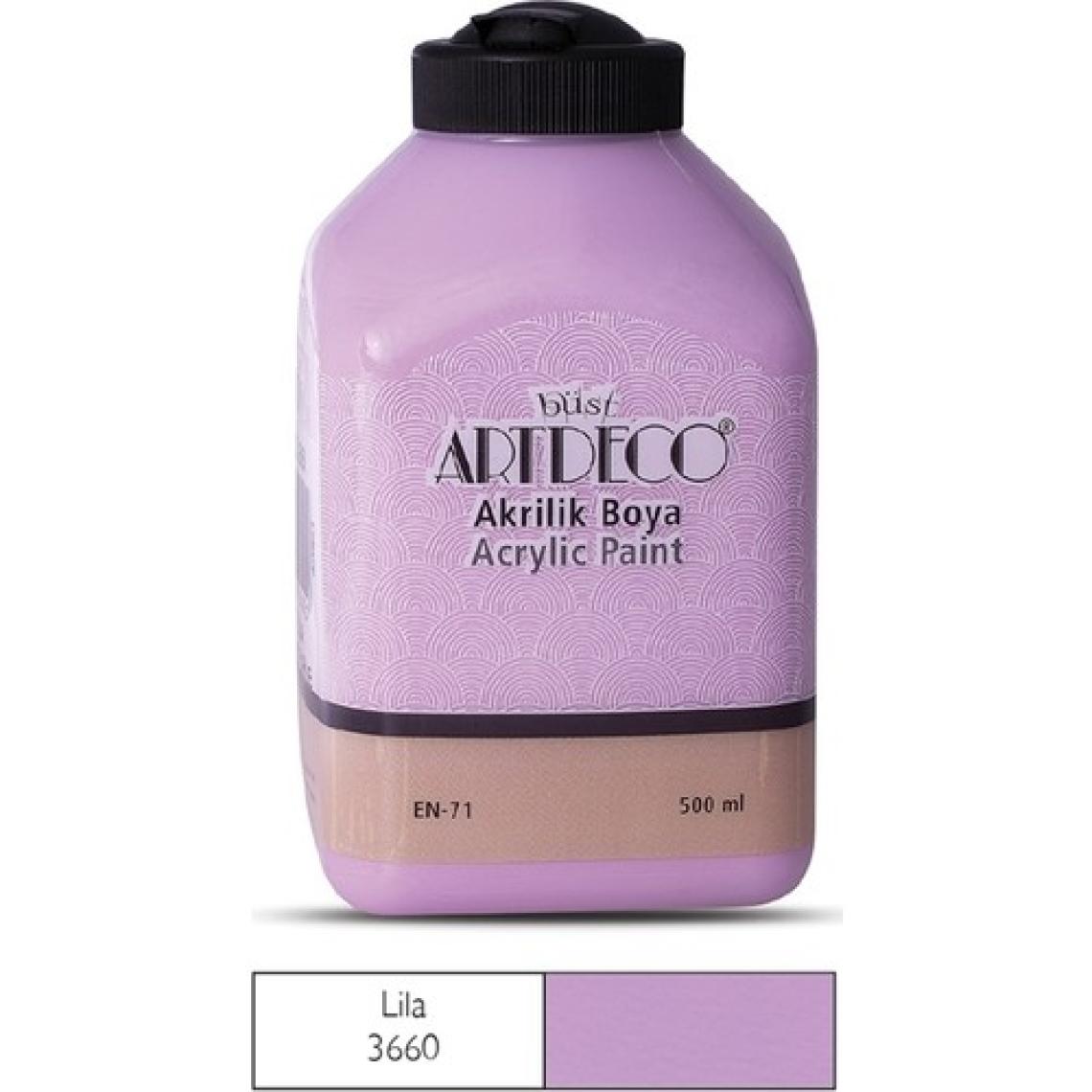 Artdeco Akrilik Ahşap Boyası 500 ml 3660 Lila