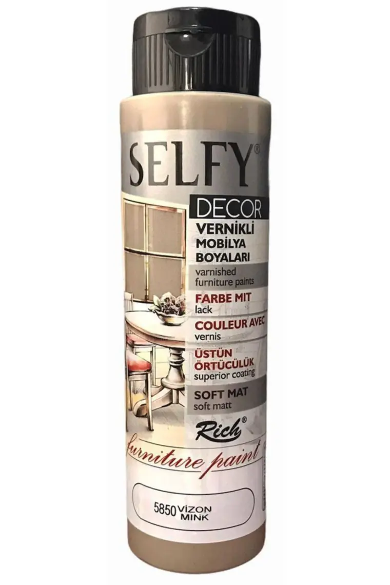 Rich Selfy Decor Vernikli Boya 500 cc - Vizon 5850