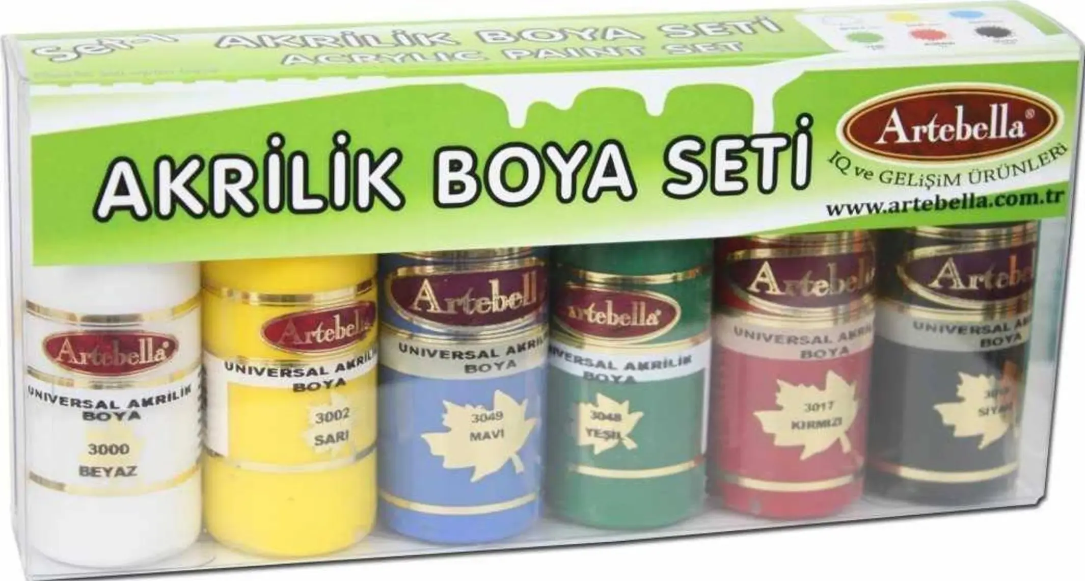 Artebella Akrilik Boya Seti-2 6X30Cc