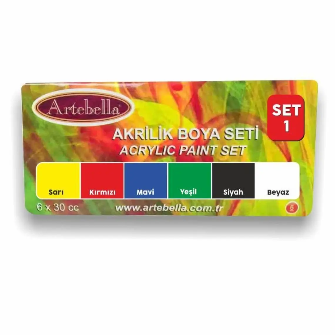 Artebella Akrilik Boya Seti-2 6X30Cc