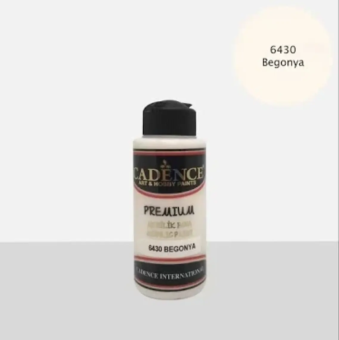 Cadence Premium Akrilik Boya 6430 - Begonya 120 ml