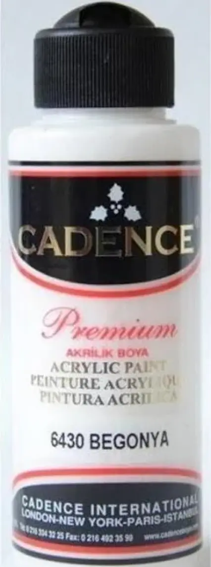Cadence Premium Akrilik Boya 6430 - Begonya 120 ml