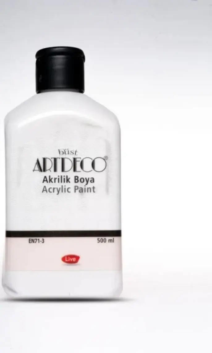 Artdeco Akrilik Ahşap Boyası 500 ml 3008 Koton Beyaz