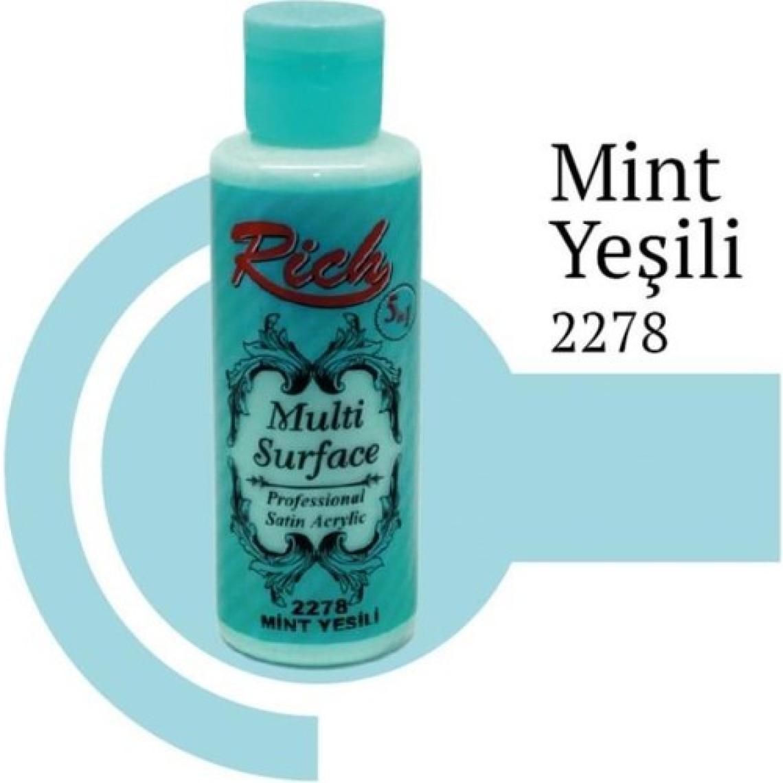 Avmdepo Rich Multi Surface 2278 Mint Yeşili Akrilik Boya 120 cc