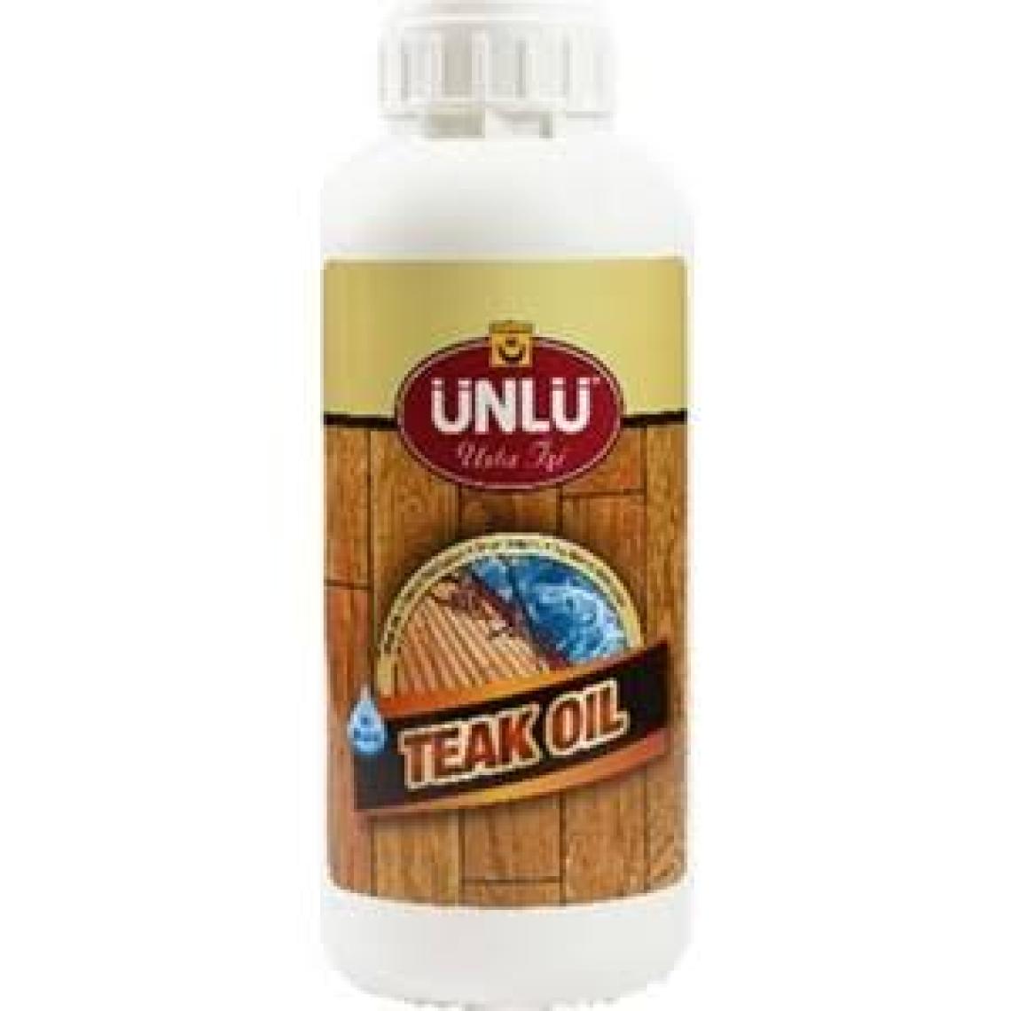 Ünlü Boya Protect Aqua Su Bazlı Teak Oıl (Tik Yağı) 5 L