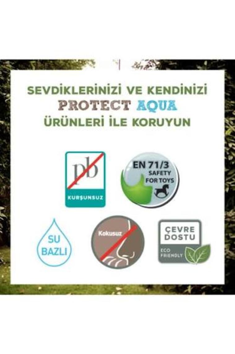 Ünlü Boya Protect Aqua Su Bazlı Teak Oıl (Tik Yağı) 5 L