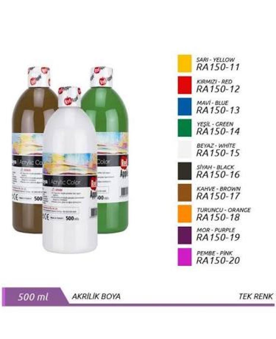 Red Apple  RA150-14 Akrilik Boya 500 g Yeşil