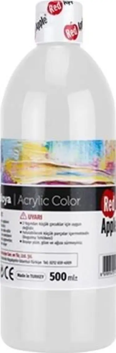 Red Apple  RA150-15 Akrilik Boya 500 g Beyaz
