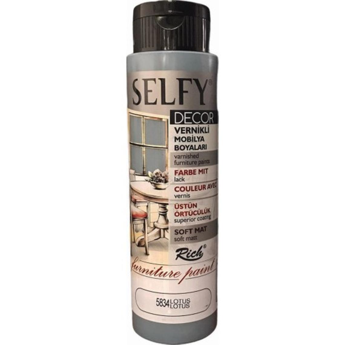 Rich Selfy Decor Vernikli Boya 500 cc - Lotus 5834
