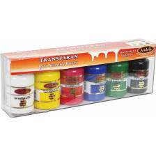 Artebella ABSTS001 Transparan Çini Seramik Boyası 50 cc 6'lı