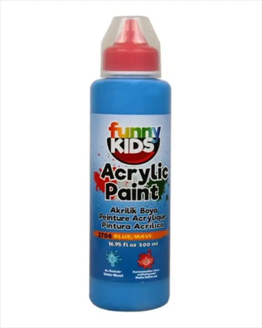 Funny Kids Akrilik Boya 500 ml - 2706 Mavi