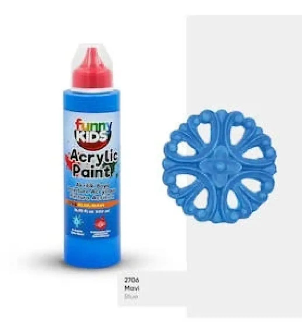 Funny Kids Akrilik Boya 500 ml - 2706 Mavi