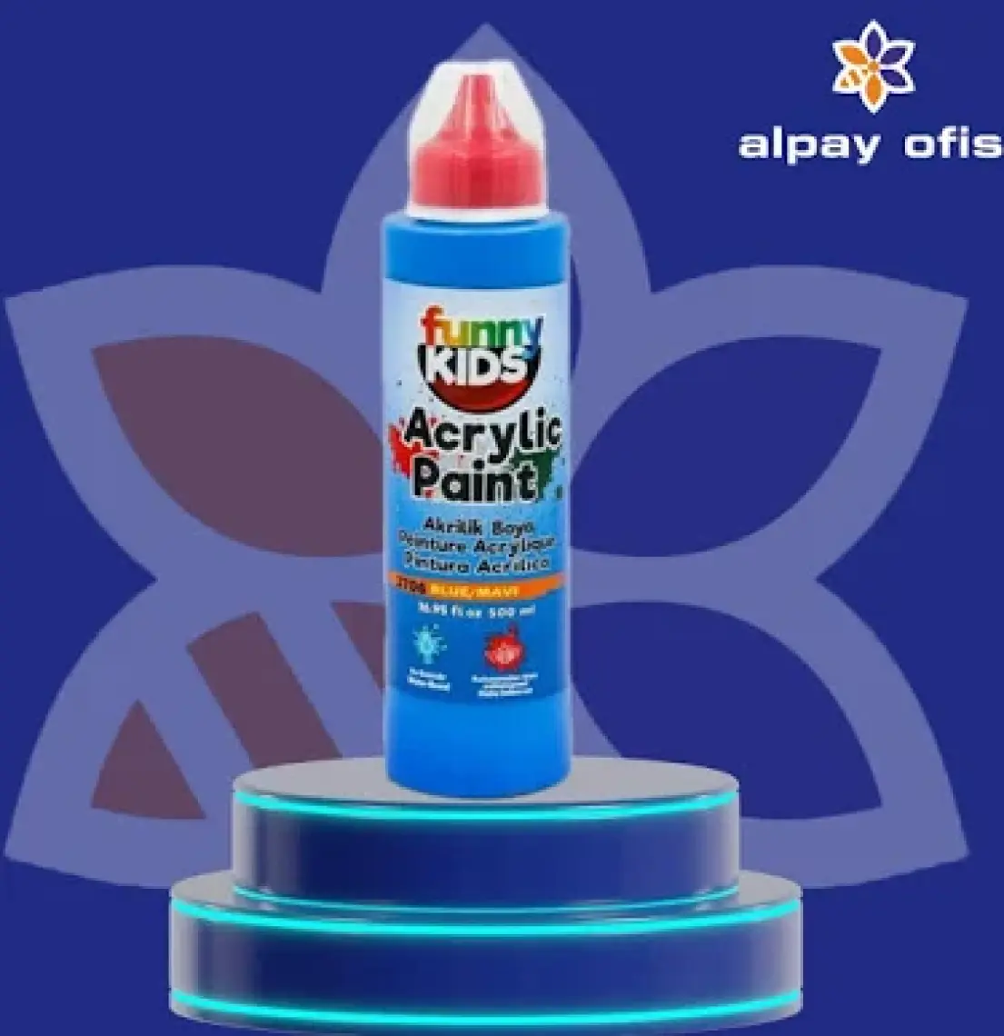 Funny Kids Akrilik Boya 500 ml - 2706 Mavi