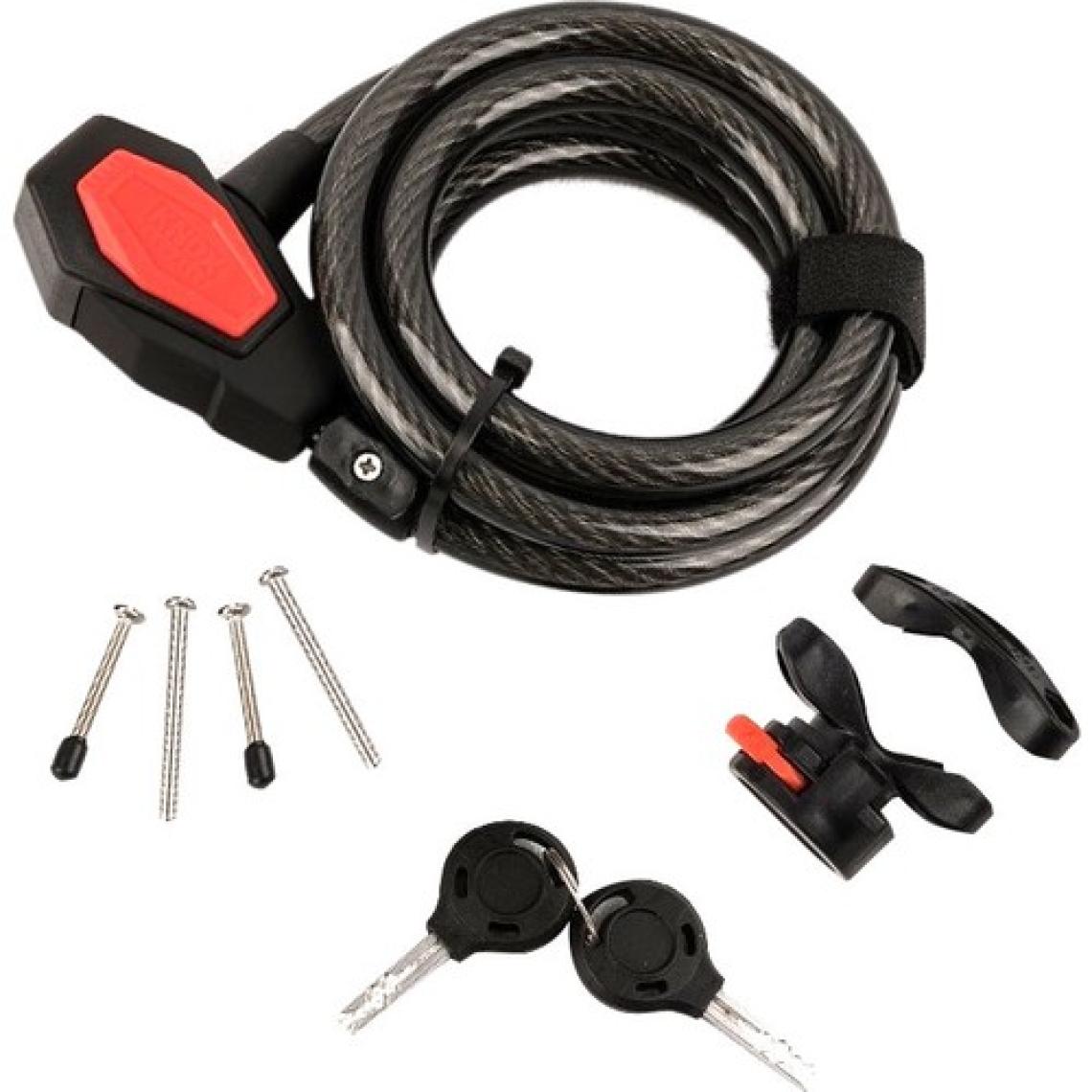 Knox Anahtarlı Kablo Kilit 6002 185X12Mm