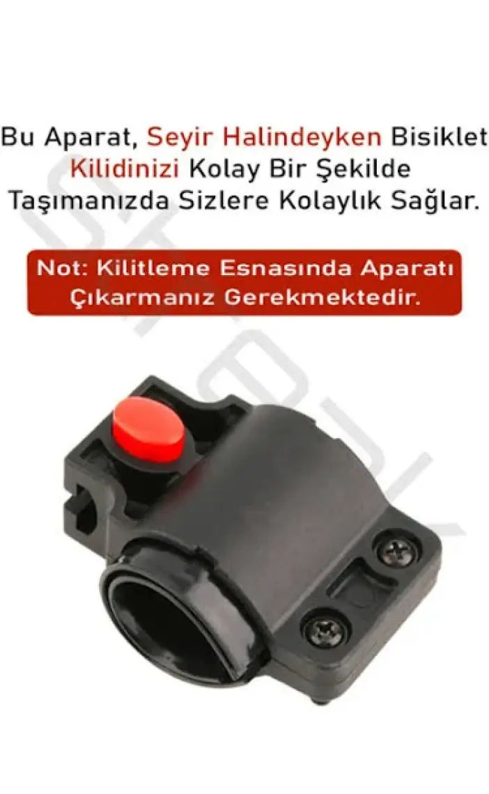 Streak Anahtarlı Çelik Kilit Bisiklet Motosiklet Güvenlik Kilidi Bebek Arabası