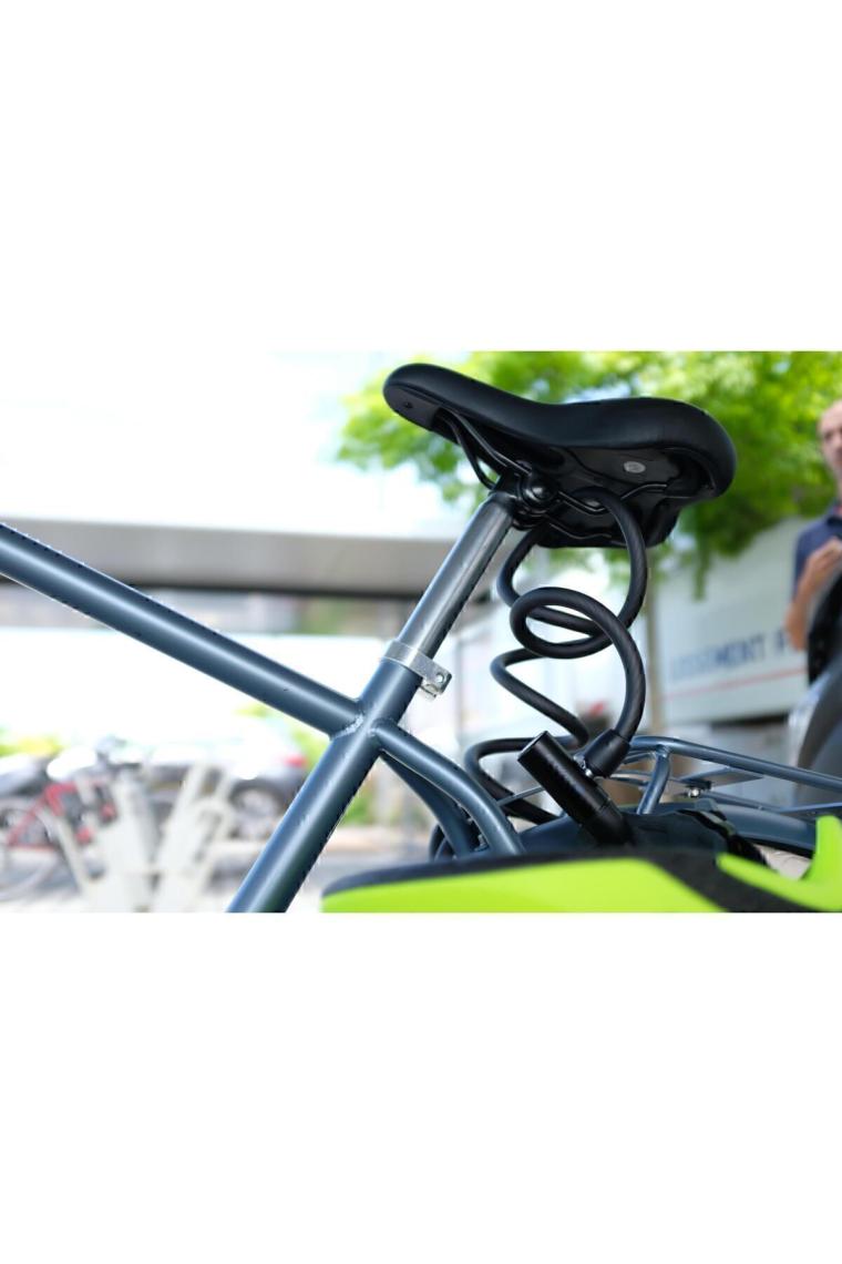 Decathlon 120 Bisiklet Kilidi Siyah