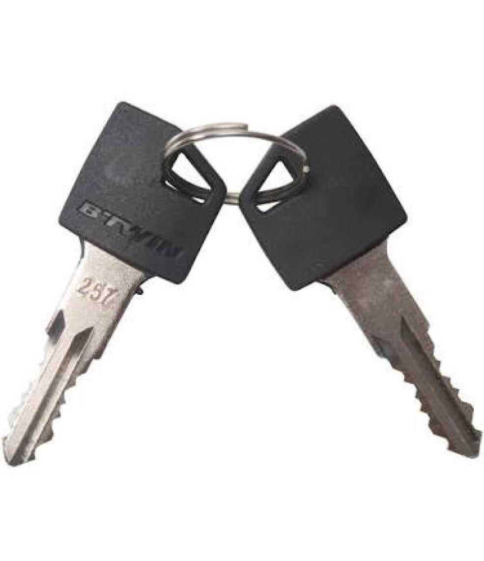 Decathlon Elops U Bisiklet Kilidi - Gri - 500