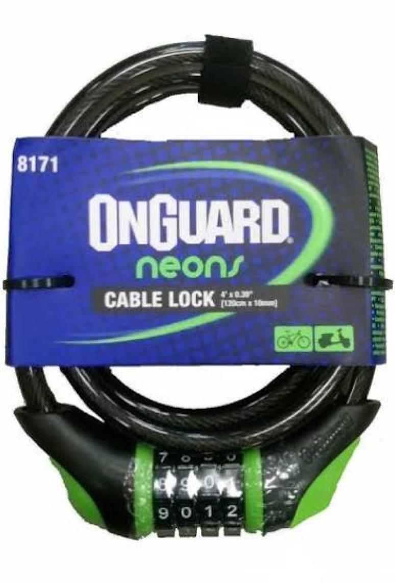 Onguard 8171 10X120 Neon Combo Şifreli Kilit
