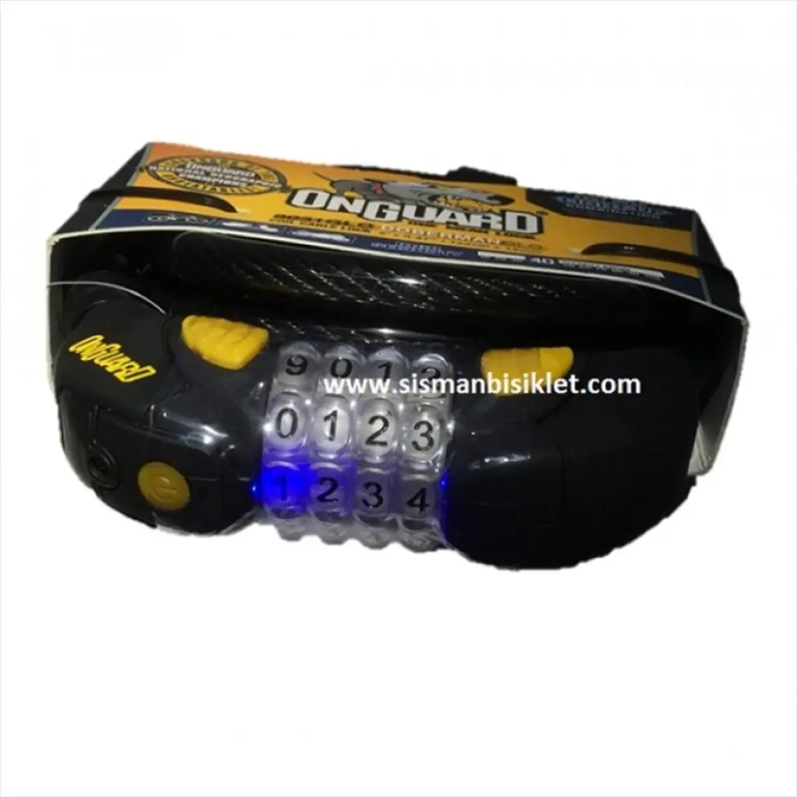Onguard 8031Glo Doberman Şifresli Sarmal Kilit