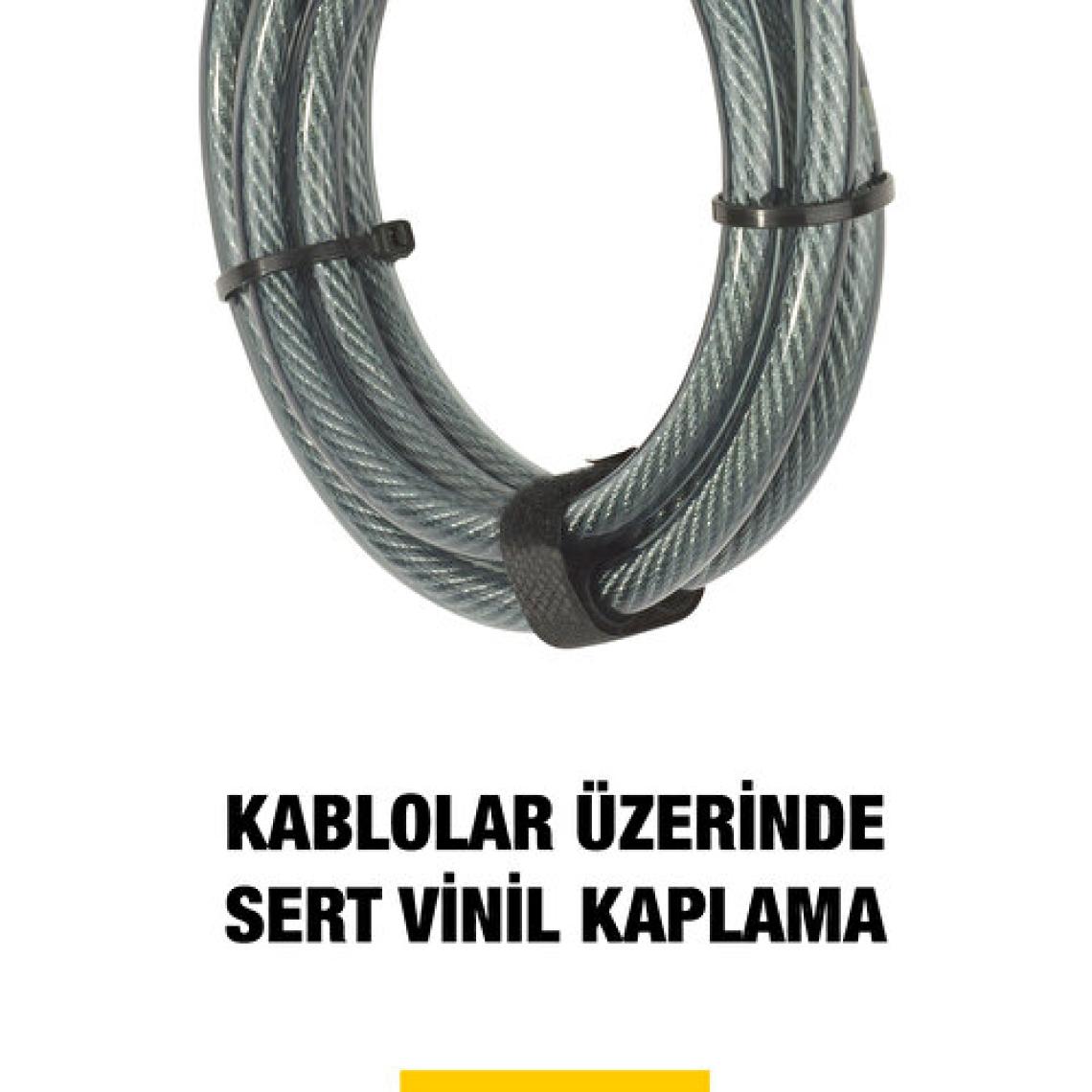 Yale Standart Şifreli Kablolu Bisiklet Kilidi - Standart Serisi