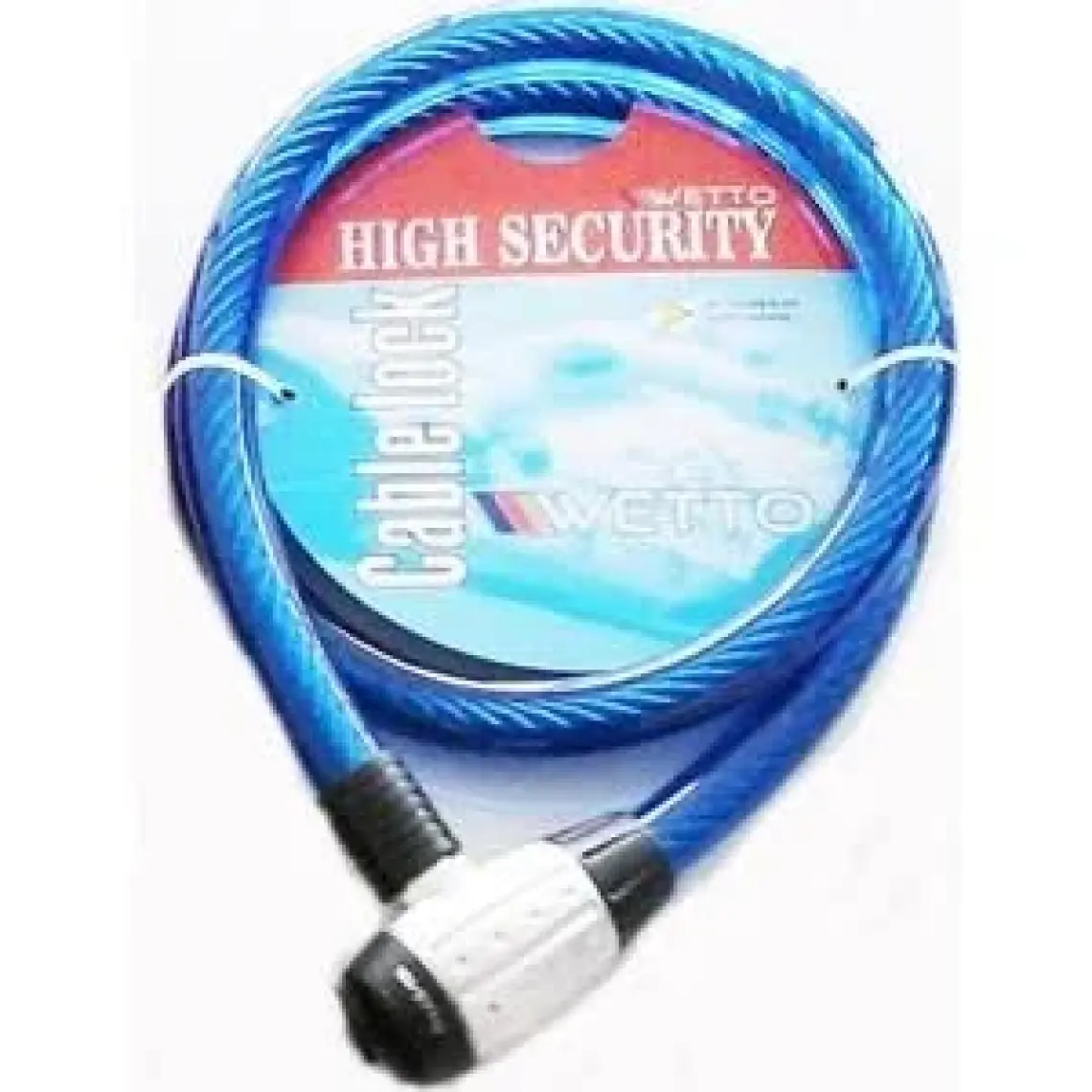 Wetto 25*150 cm 2 Anahtarlı Çelik Wetto Bisiklet Kilit