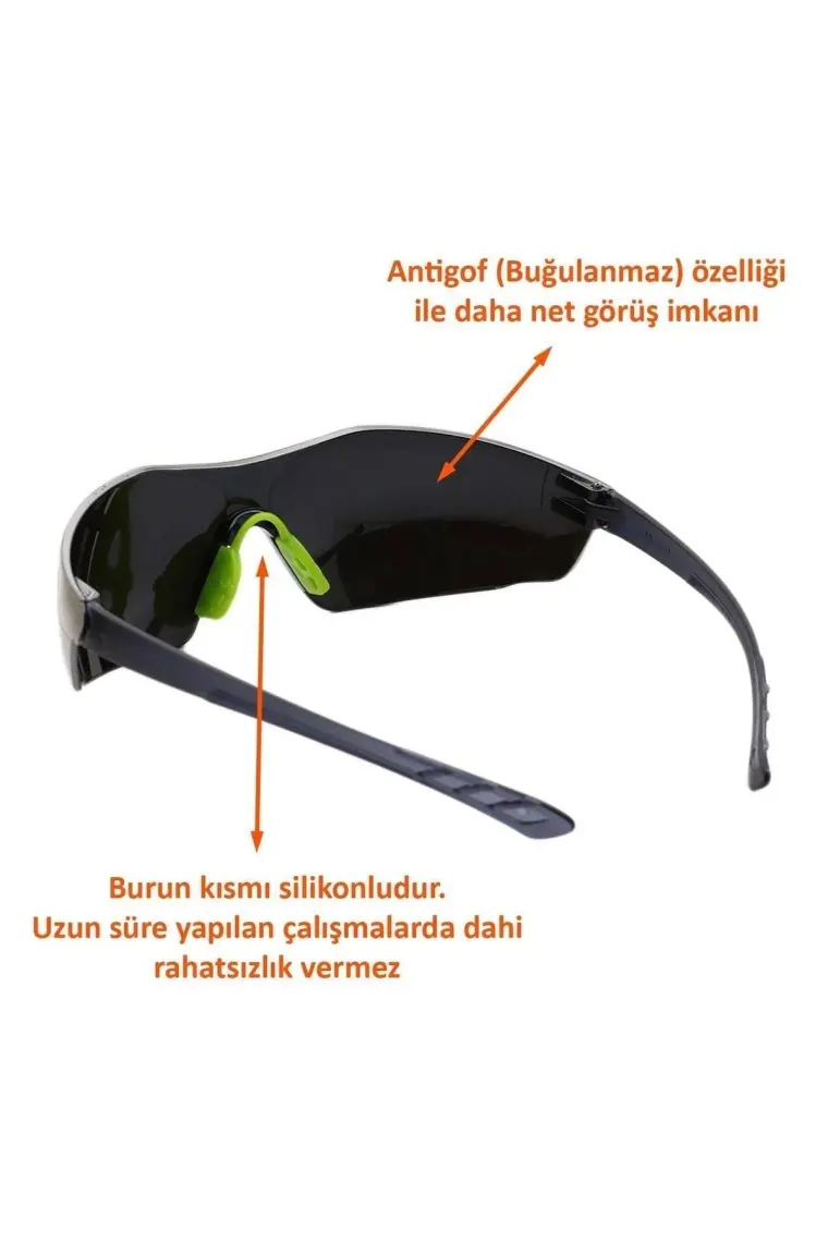 Nzb Bisiklet Gözlüğü Uv Koruma Bisikletçi Antifog Gözlük Parlak Gümüş